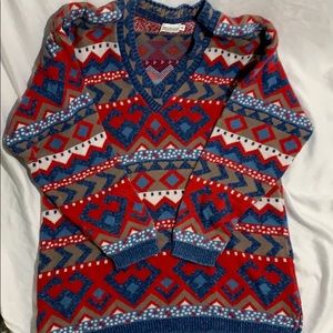 Delia McKain sweater made in USA. EUC medium